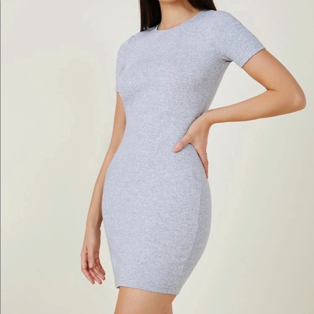 XS Grey T-Shirt Dress